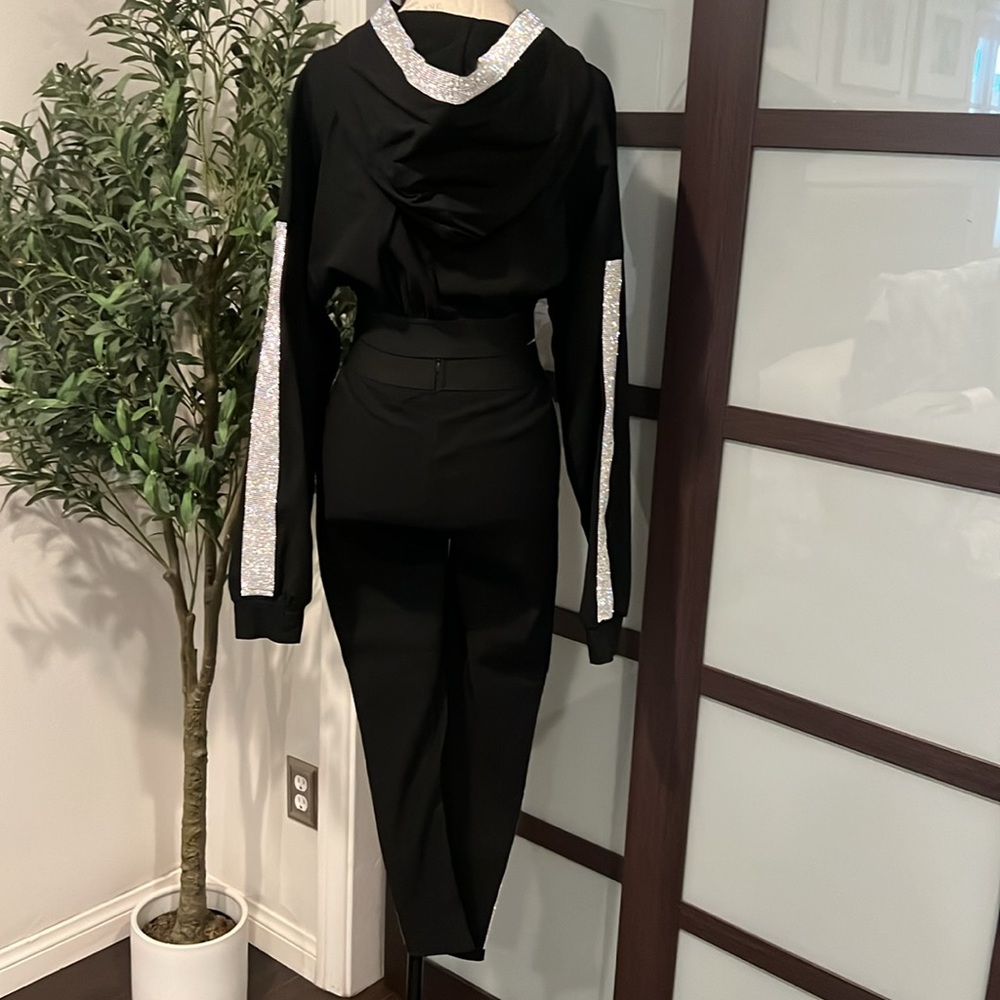 NWT Reve Rhinestone Pant Set - Picture 4 of 4